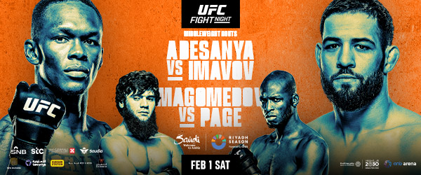 Resultados UFC Fight Night: Adesanya vs&nbsp;Imavov