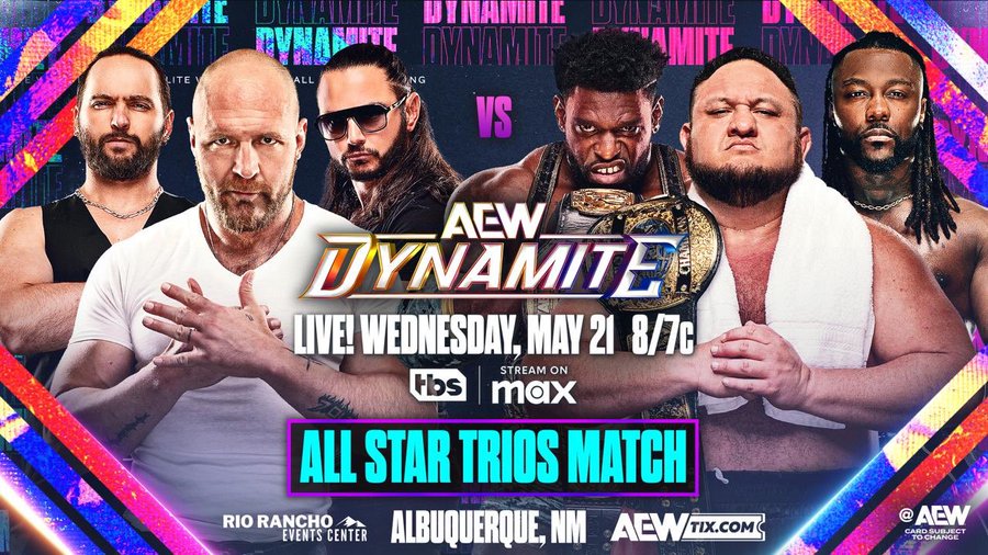 ¡Choque de tríos explosivo en AEW Dynamite antes de Anarchy in the&nbsp;Arena!