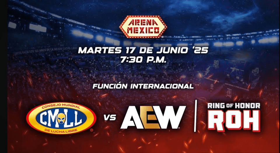 Choque de escuelas: así luce el cartel oficial de CMLL vs&nbsp;AEW/ROH