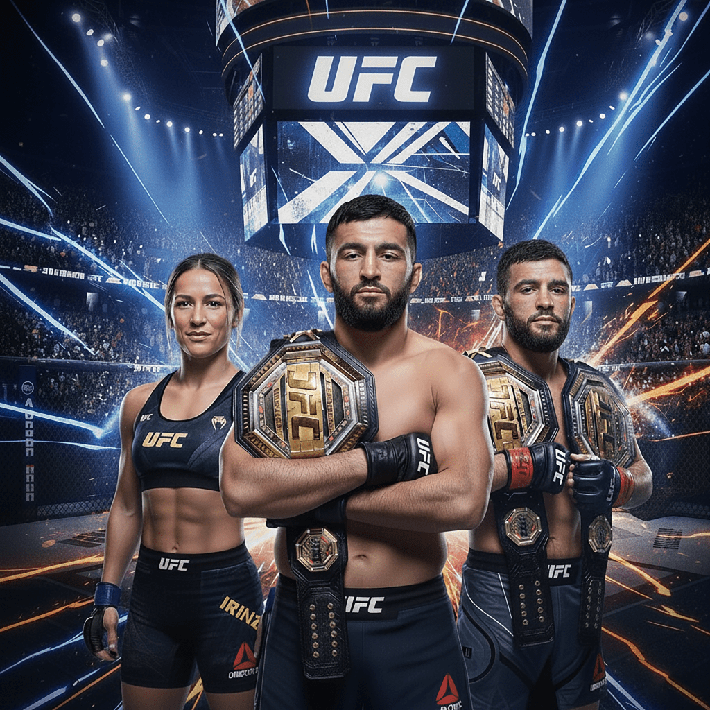 ¡Reyes del Rating! Los 5 pilares que dominan los Rankings de la UFC al inicio de 2026